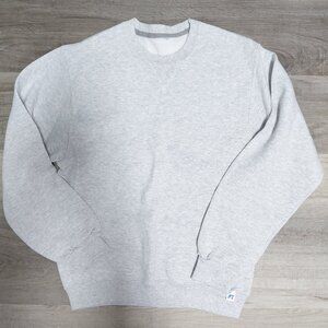 Russell Althletic Grey Adult Large Full Sweater